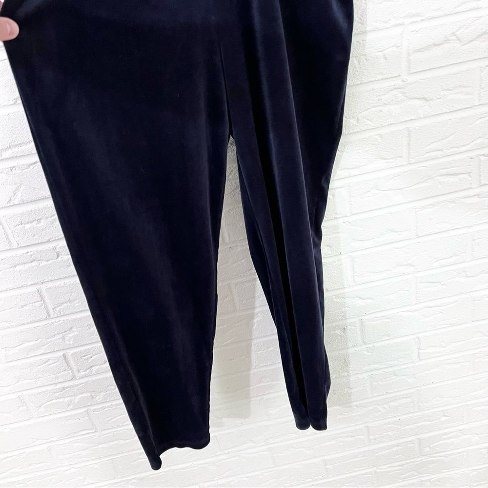 Anthropologie Saturday Sunday Navy Velour Short Sleeve Jumpsuit Size XS - Picture 5 of 9